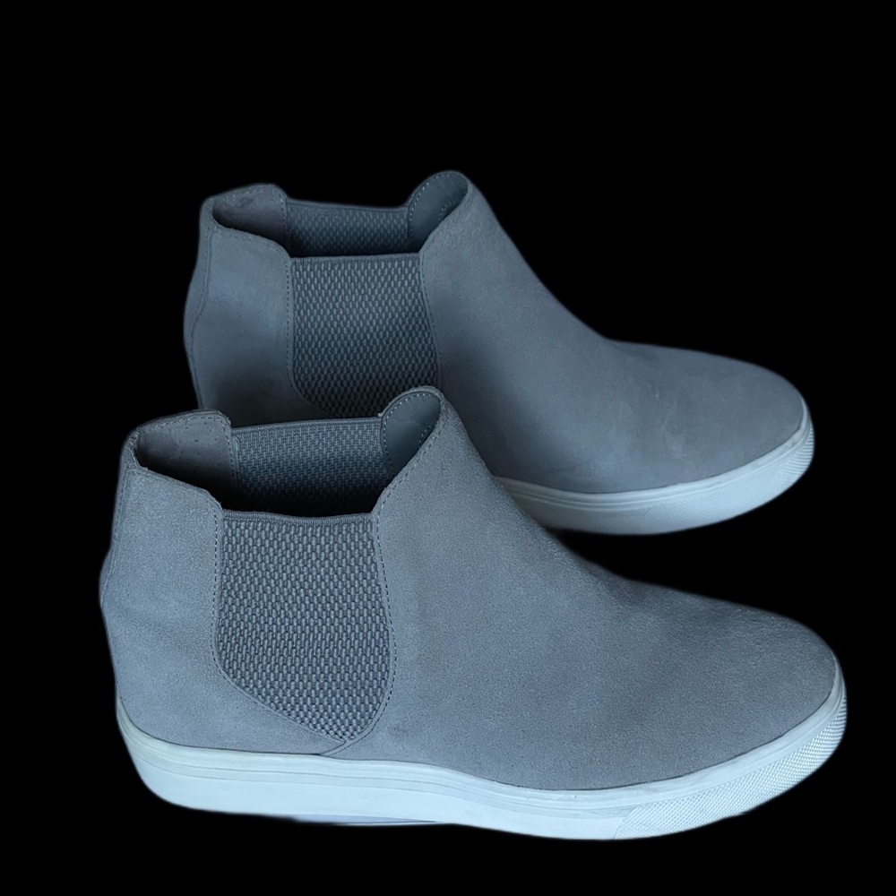 Steve Madden Gray Wedge Sneakers